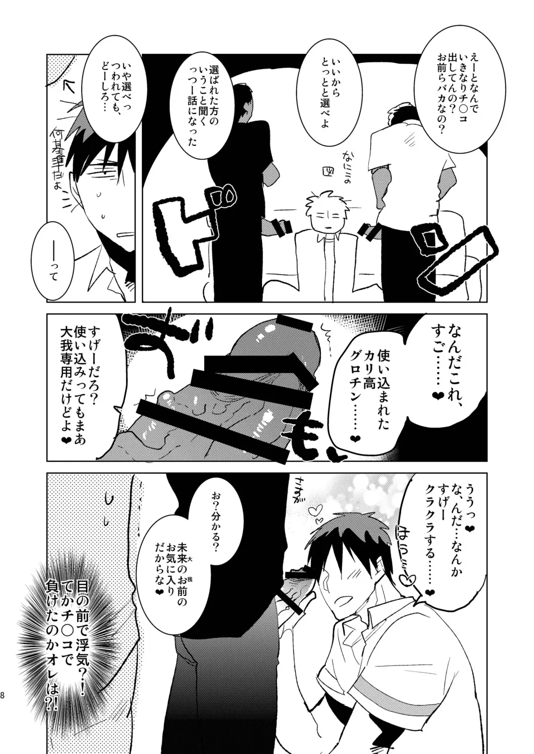 [Sasagawa Nagaru] Otona no Aomine-kun to (Seiteki ni) Asobou Fhentai - Page 7