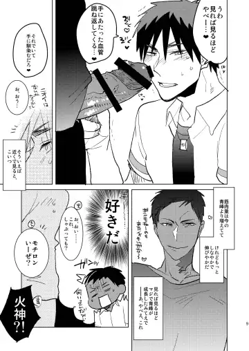 [Sasagawa Nagaru] Otona no Aomine-kun to (Seiteki ni) Asobou Fhentai - Page 8