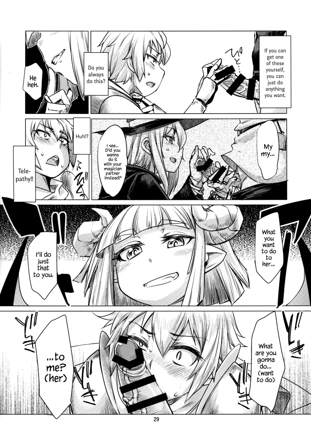 [Sexyturkey] Chinchin Succubus ga Kishi Ketsu o Ijiru Yatsu | Succubus Molesting a Knight with Her Cock Fhentai - Page 3