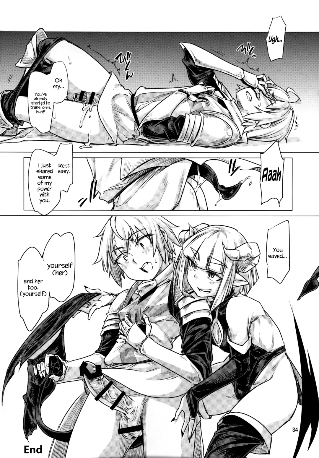 [Sexyturkey] Chinchin Succubus ga Kishi Ketsu o Ijiru Yatsu | Succubus Molesting a Knight with Her Cock Fhentai - Page 8