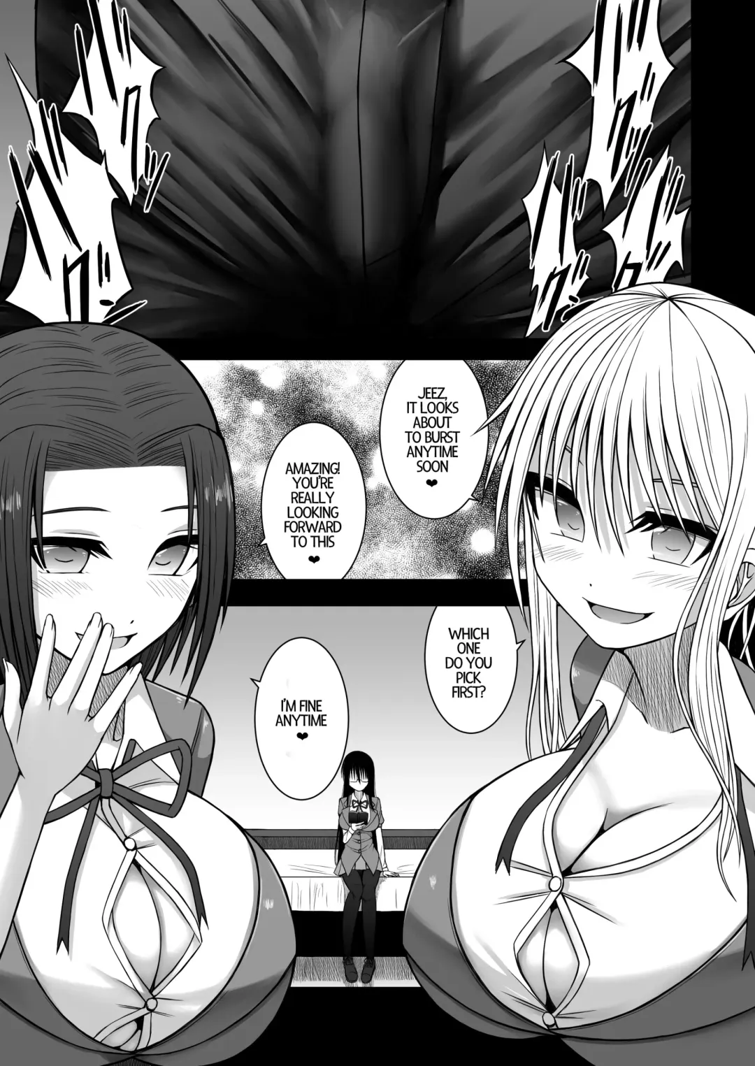[Aeba Fuchi] Erochichi Joshikousei ni Shinu hodo Shiboritorareru | Being Milked To Death By Busty Erotic Highschool Girls Fhentai - Page 5