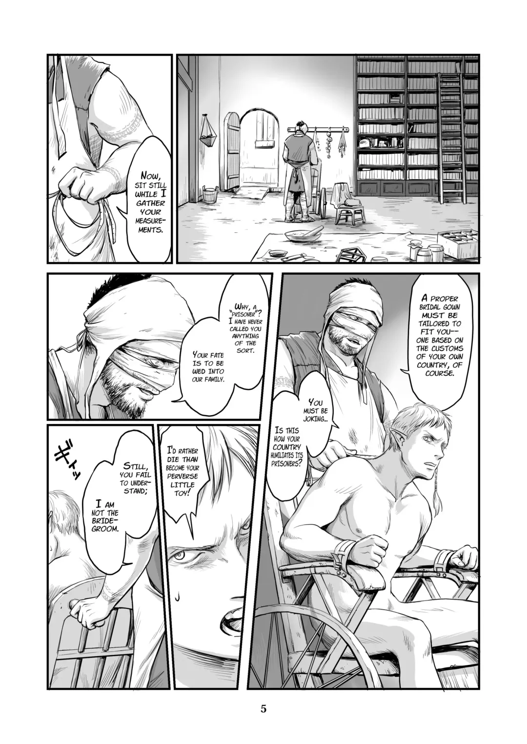 [Nishin - Nishin Masumi] Chikuhyou no Hanayome | The Orc Bride Fhentai - Page 5