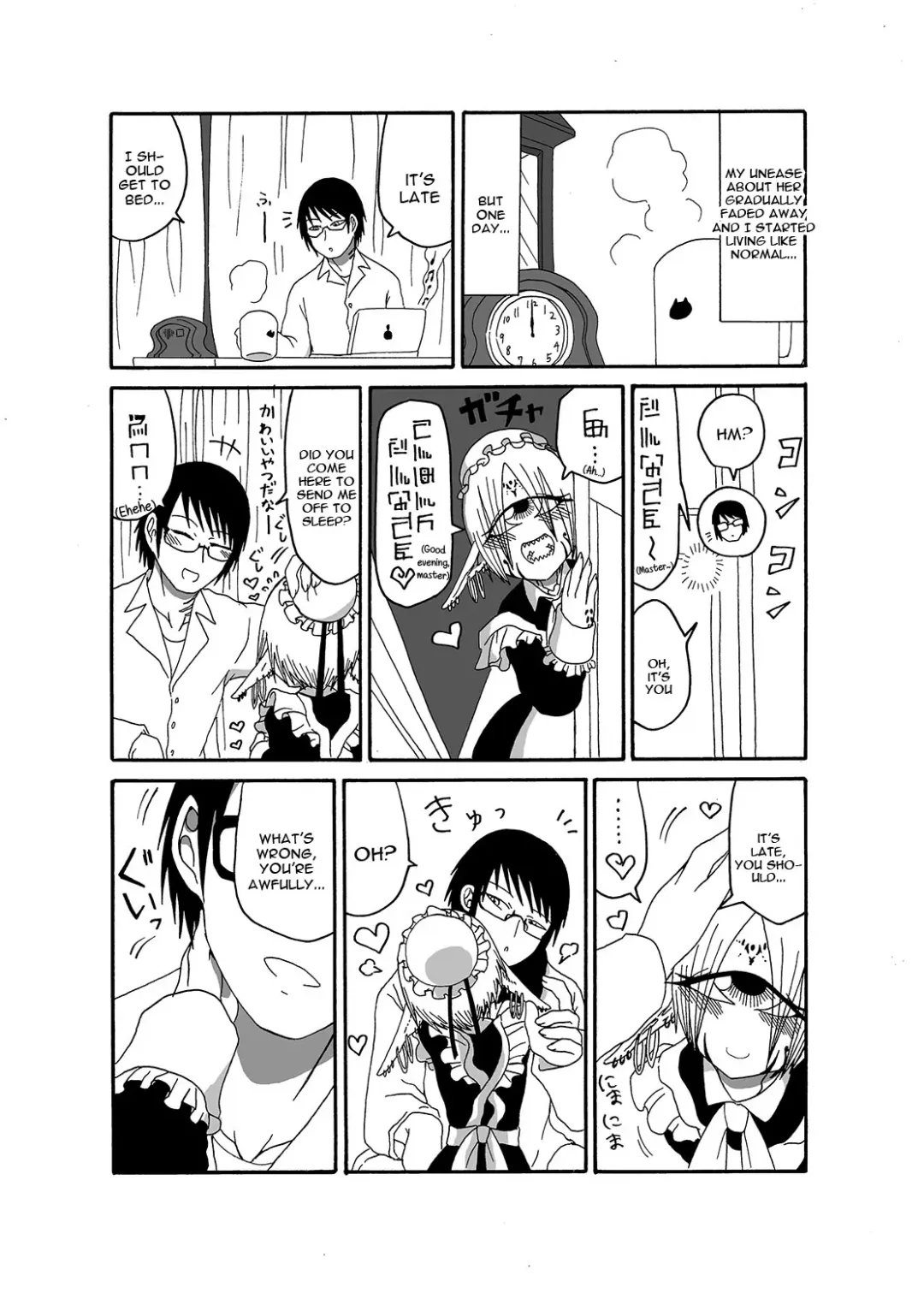 [Barakey] Mikai no Chi de Hirotta Nazo Gengo Tangan-chan o Maid to Shite Yatotte Icha Love suru Hon Fhentai - Page 10