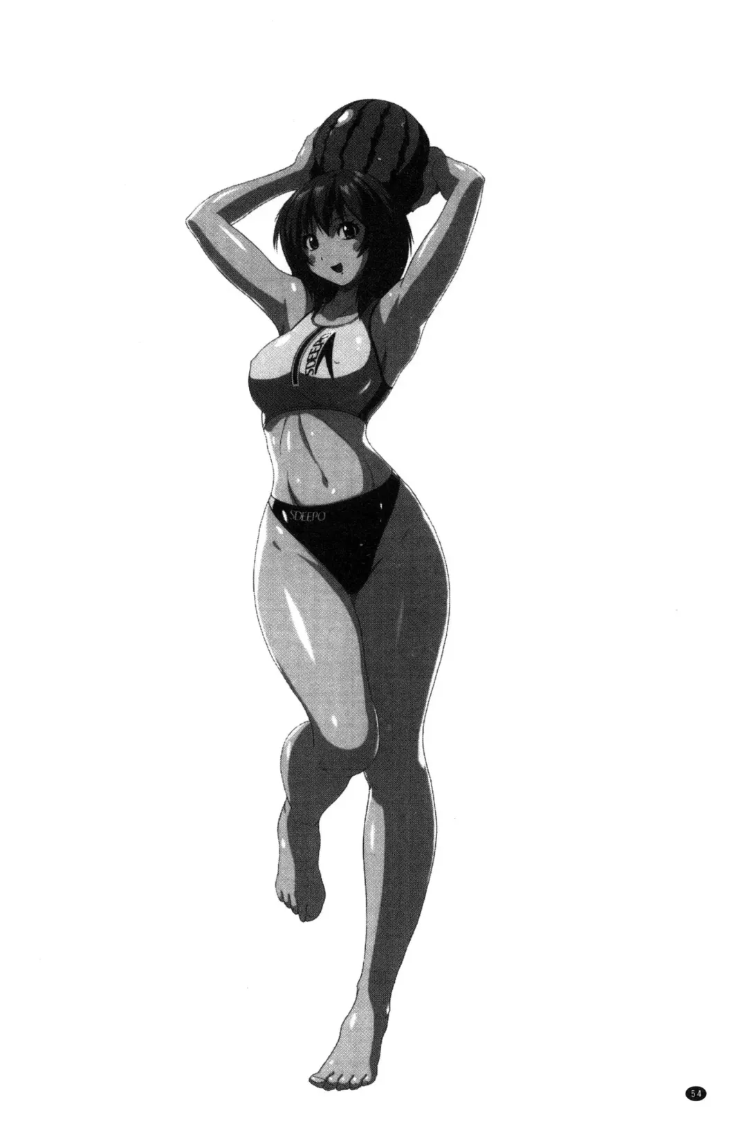 [Murasaki Nyaa] Mitchaku Seiheki ~Pitapita Kyouei Mizugi Selection~ Fhentai - Page 56