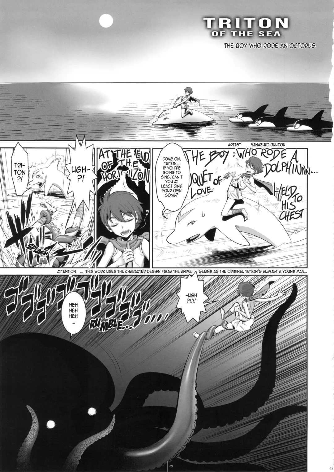 [Minazuki Juuzou] Umi no Triton | Triton of the Sea (decensored) Fhentai - Page 1