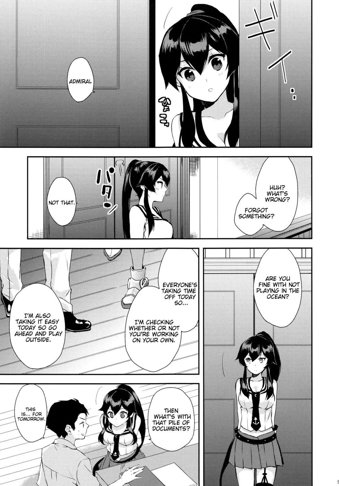 [Ichinomiya] Yoru Yahagi ~Teitoku to Himitsu no Sofa Jouji~ Fhentai - Page 8