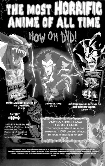 [Maeda Toshio] Urotsuki Douji Vol.3 (Return of the Overfiend) Ch.1 Fhentai - Page 2