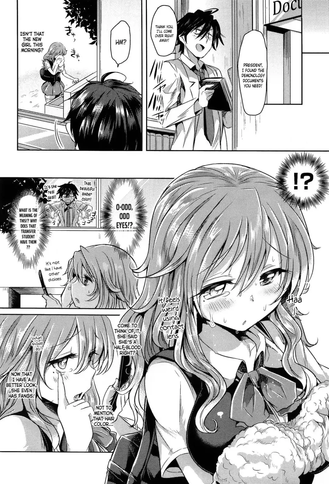[Kamiya Zuzu] Totsuzen daga Tenkousei wa 〇〇 kamo Shirenai | This is sudden, but the transfer student may be a 〇〇 Fhentai - Page 2