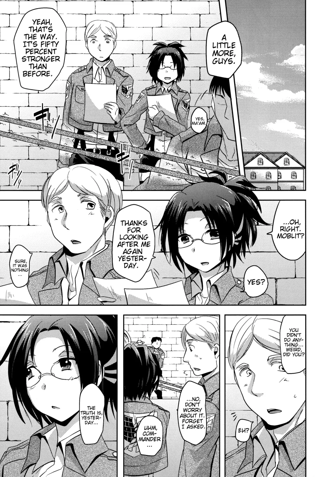 [Matsuzono] Shikkari shite kudasai Buntaichou. | Please take this seriously, Squad Leader. Fhentai - Page 13