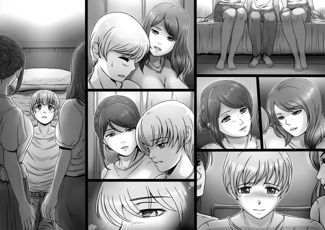 [Lemon Yoshinobu] MamaSand - Sandwiched between moms Fhentai - Page 34