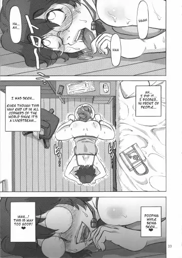 [Ameyama Denshin - Radiohead] Rokujou Junko no Haisetsu Kokuhaku Haishin Fhentai - Page 34