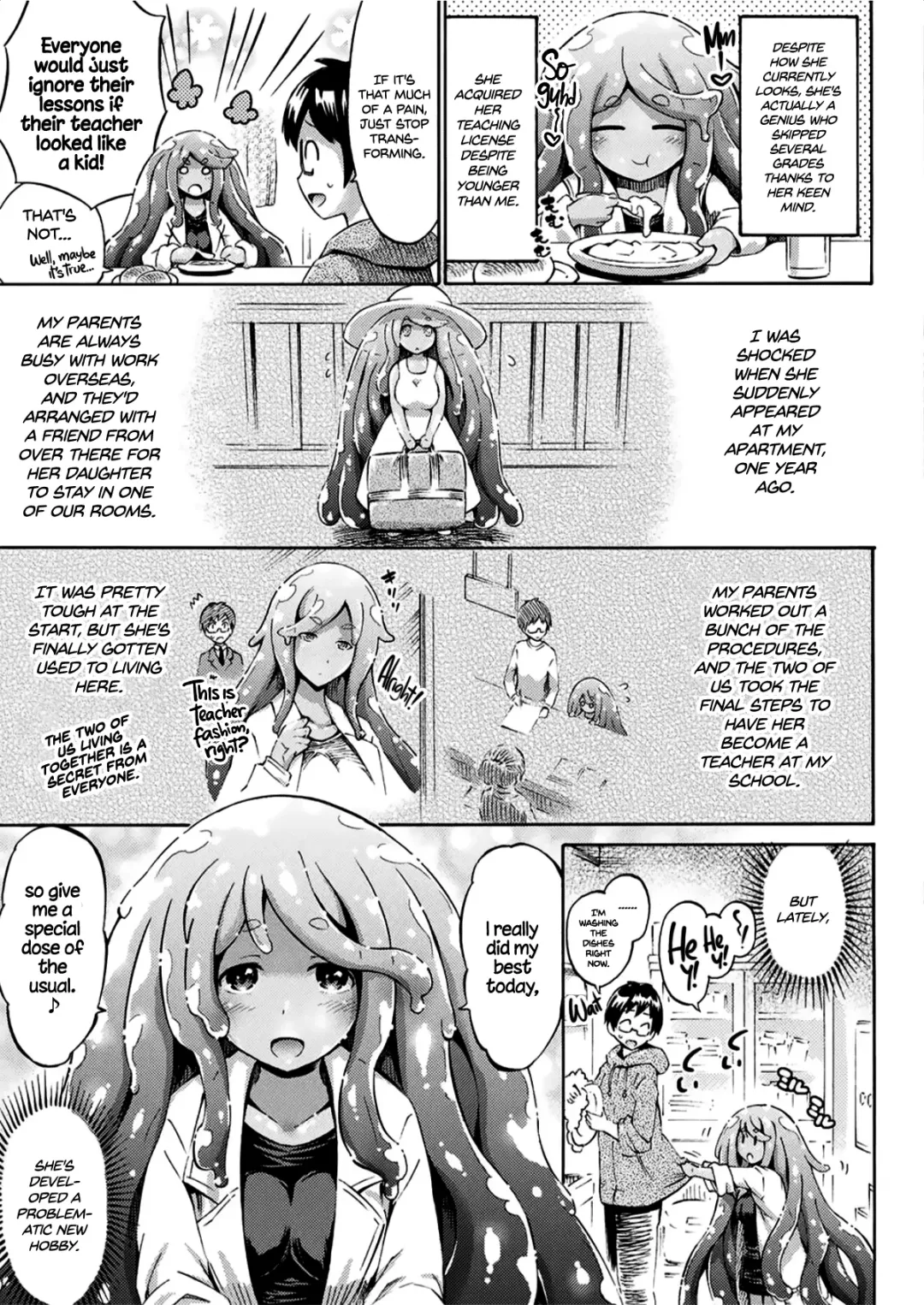 [Horitomo] Gimai Sensei Slime Momo-chan | Stepsister Teacher Slimy Momo Fhentai - Page 3