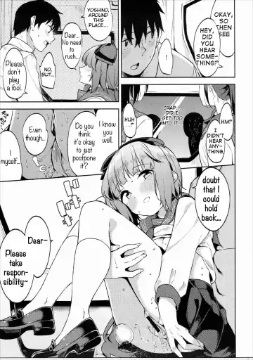 [Mame Denkyuu] Yorita Yoshino to Shachuu de Ichaicha Suru Hon | Making Out and Fucking Yorita Yoshino in a car Fhentai - Page 11
