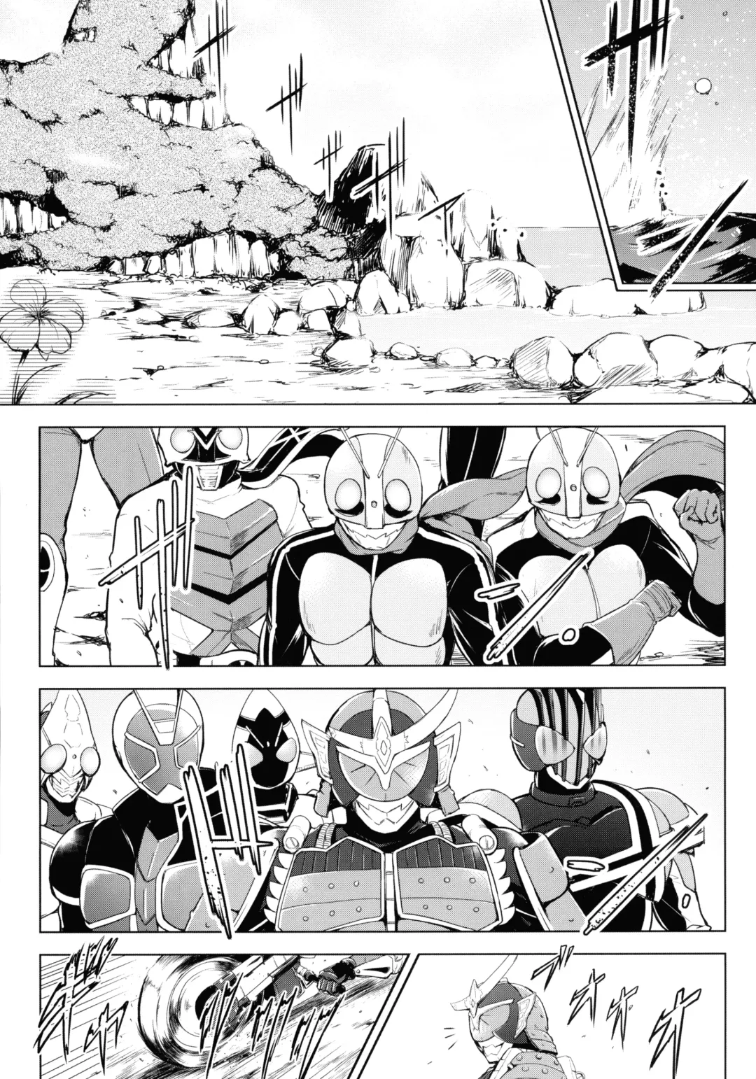 [C.r] Heroes Syndrome - Tokusatsu Hero Sakuhin-shuu - Fhentai - Page 57
