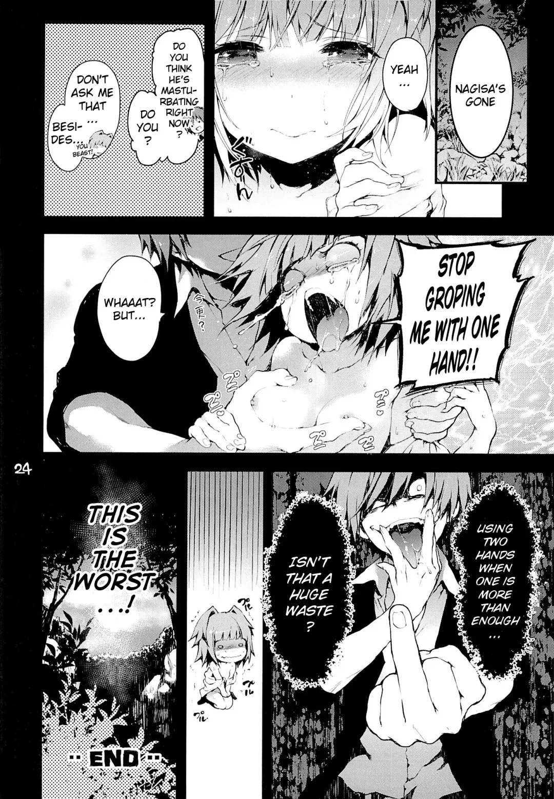 [Koshika Rina - Kuroiwa Madoka] PL/RAY END Fhentai - Page 23
