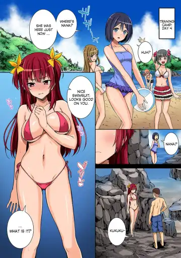 [Tsukimoto Kizuki] Bou Yuumei Shiritsu Daigaku YariCir no Jittai ~Gasshukusaki de Issho ni Natta Ojou-sama Daigakusei-tachi no Baai~ Ch. 1-3 Fhentai - Page 39