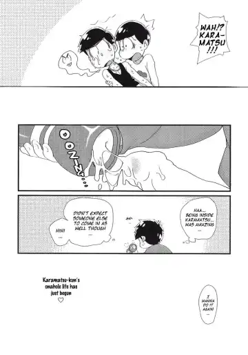 [Maccha] Mahou no Onaho to Tsunagacchatta Karamatsu no Hanashi! | The Story of Karamatsu Connecting with a Magical Onahole! Fhentai - Page 12
