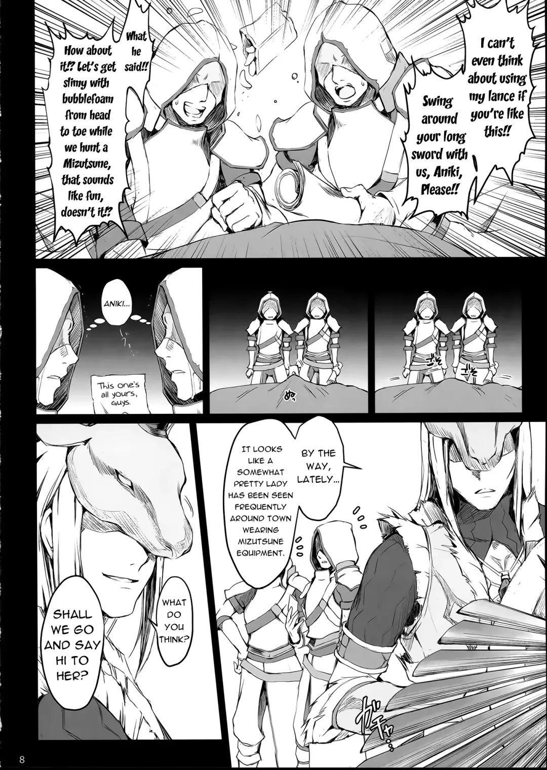 [Kizuki Aruchu - Zan] MonHun no Erohon 15 Fhentai - Page 8