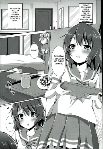 [Narumi Yuu] "Chotto Reinaa..." "Daijoubu Watashi ni Makasete" | "Wait, Reina..." "It's alright, leave it to me" Fhentai - Page 2
