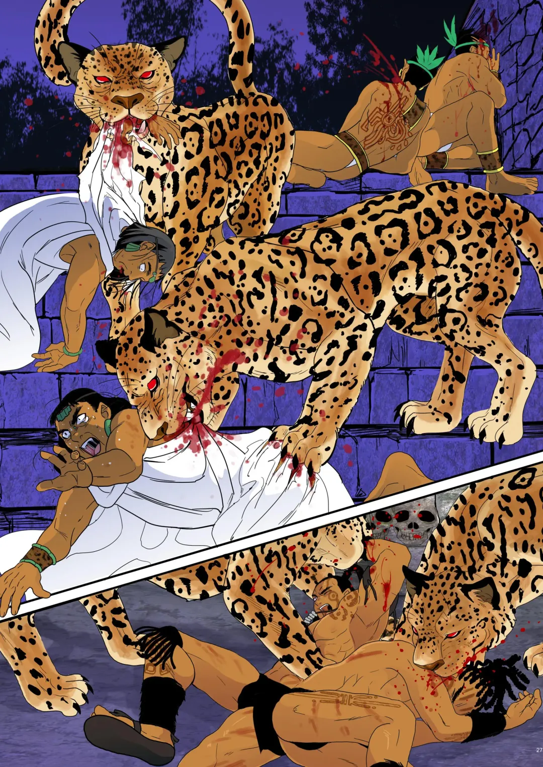 [Natsuo Monaka] Ikenie wa Ninpu | The Sacrifice is a Pregnant Man Fhentai - Page 26