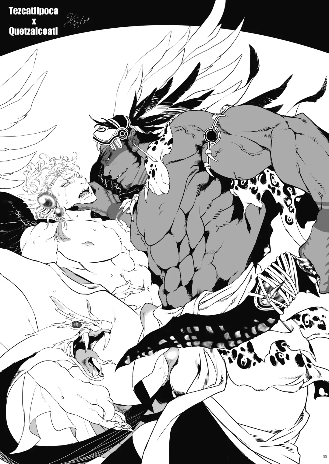 [Natsuo Monaka] Ikenie wa Ninpu | The Sacrifice is a Pregnant Man Fhentai - Page 54