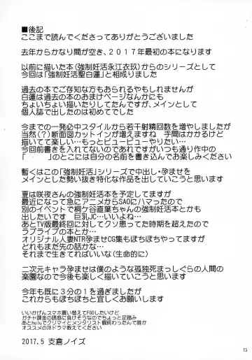 [Hasekura Noise] Kyousei Ninkatsu Hijiri Byakuren Fhentai - Page 13