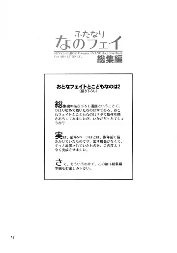 [Alpha Alf Layla] Futanari NanoFei Soushuuhen Fhentai - Page 17