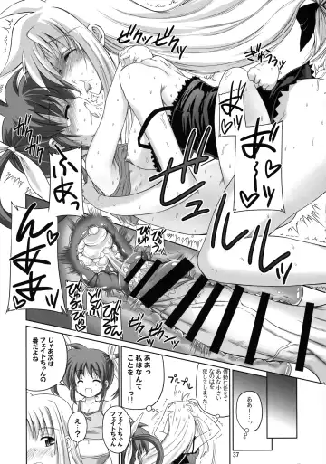 [Alpha Alf Layla] Futanari NanoFei Soushuuhen Fhentai - Page 37