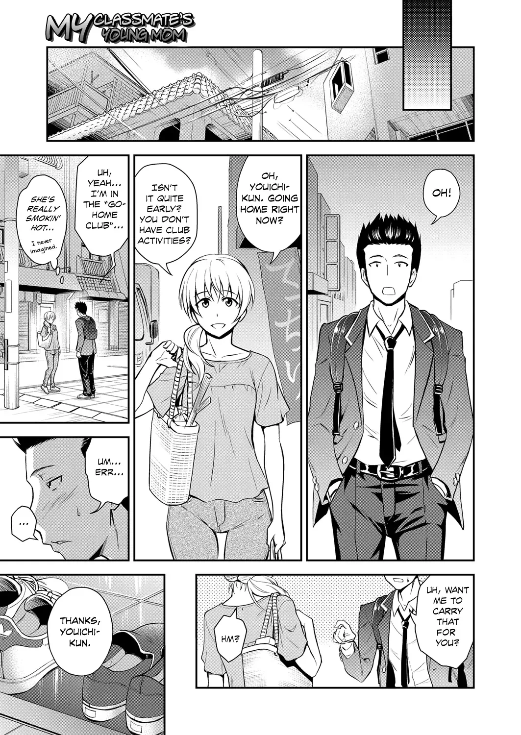 [Aoki Kanji] Doukyuusei no Wakai Haha | My Classmate's Young Mom Fhentai - Page 3