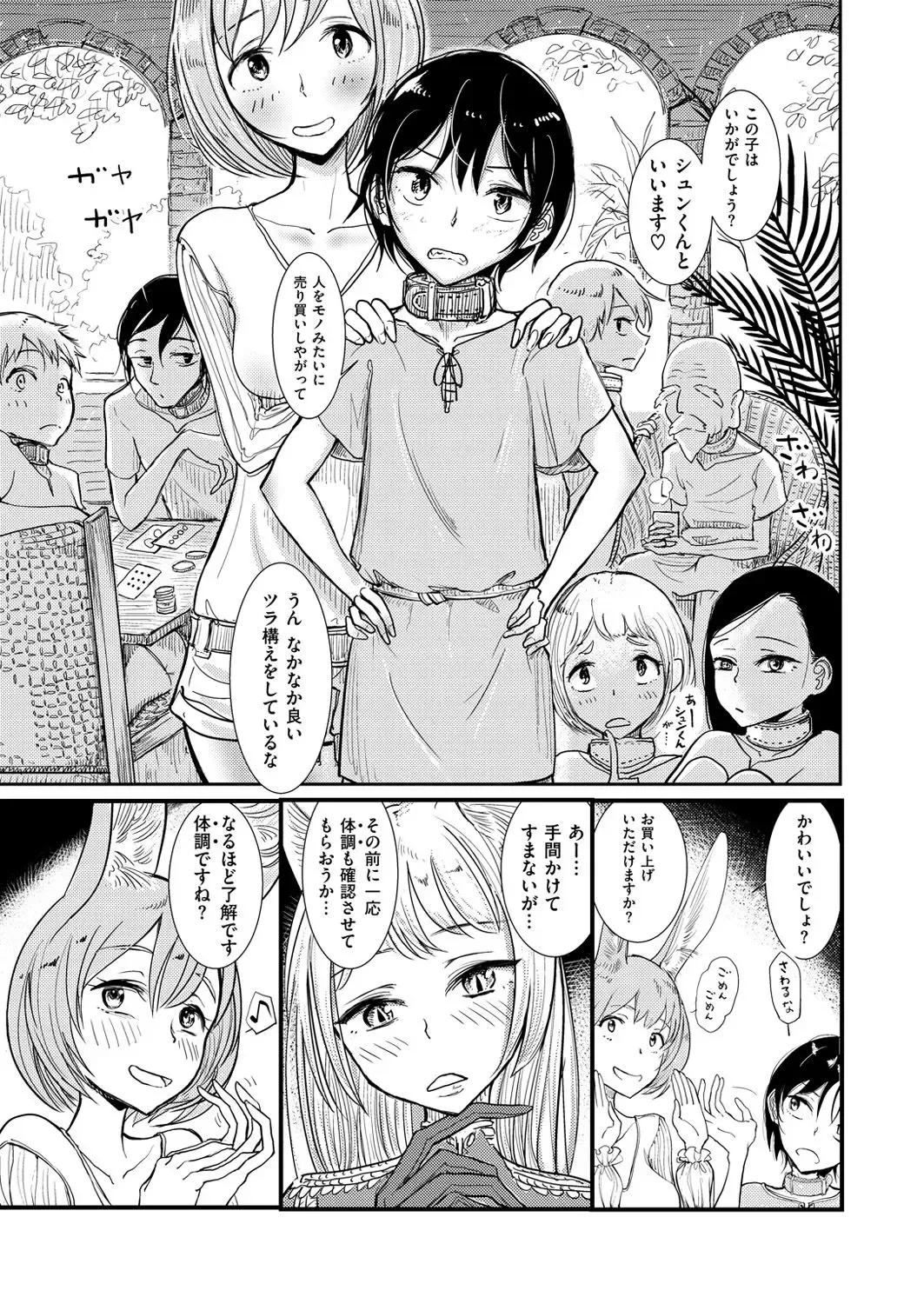 [Dhibi] 半獣半人のケモミミお姉さんが人間のショタ奴隷を味見 Fhentai - Page 3