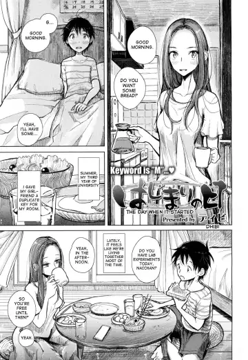Read [Dhibi] Hajimari no Hi | The Day When it Started - Fhentai