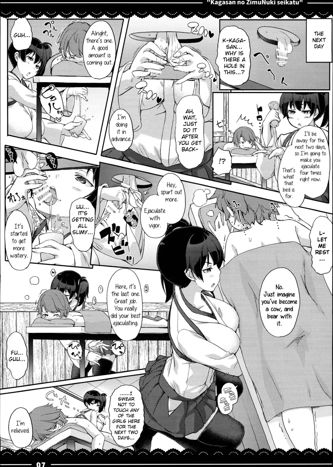 [Itou Life] Kagasan no ZimuNuki seikatu Fhentai - Page 8