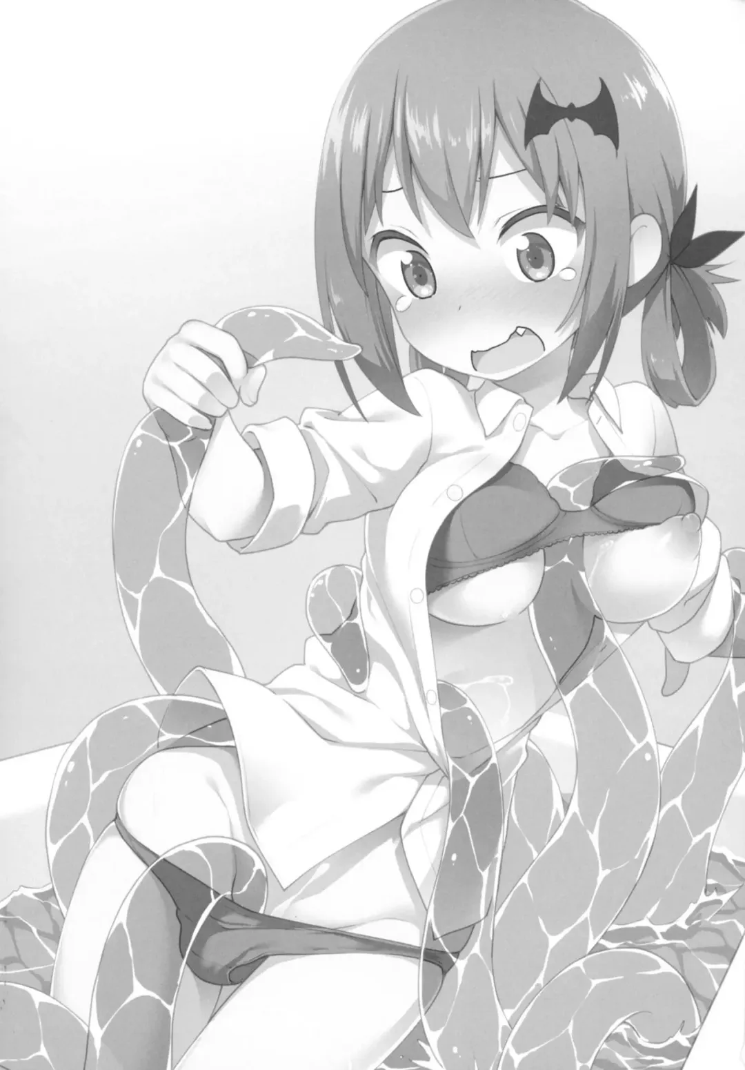 [Kannazuki Motofumi] Satania VS Shokushuburo | Satania VS Tentacle Bath Fhentai - Page 2