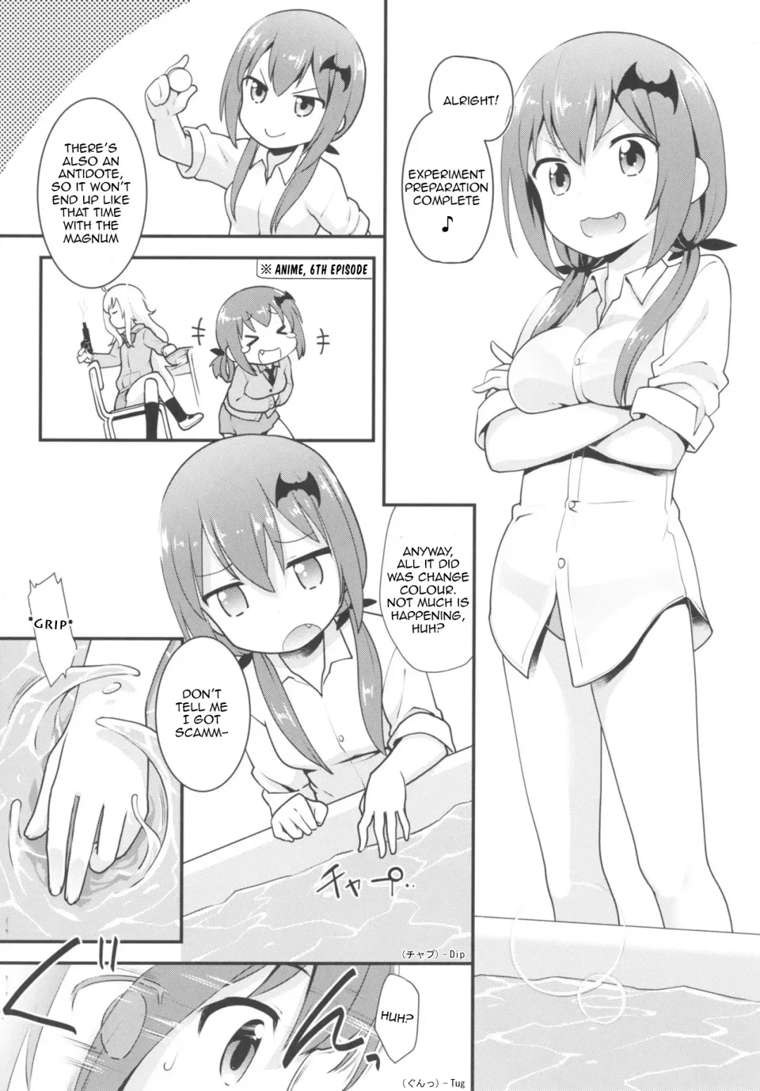 [Kannazuki Motofumi] Satania VS Shokushuburo | Satania VS Tentacle Bath Fhentai - Page 6