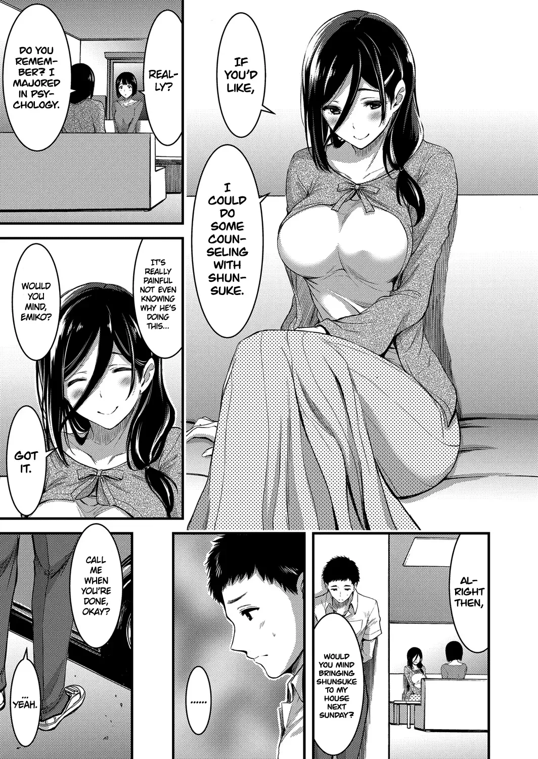 [Yamamoto Yammy] Doutei Tsumamigui Counselor ~Yuujin no Musuko ni Kindan Fudeoroshi~ | The Counselor Who Eats Virgins for Breakfast ~Deflowering Her Friend's Son~ Fhentai - Page 3