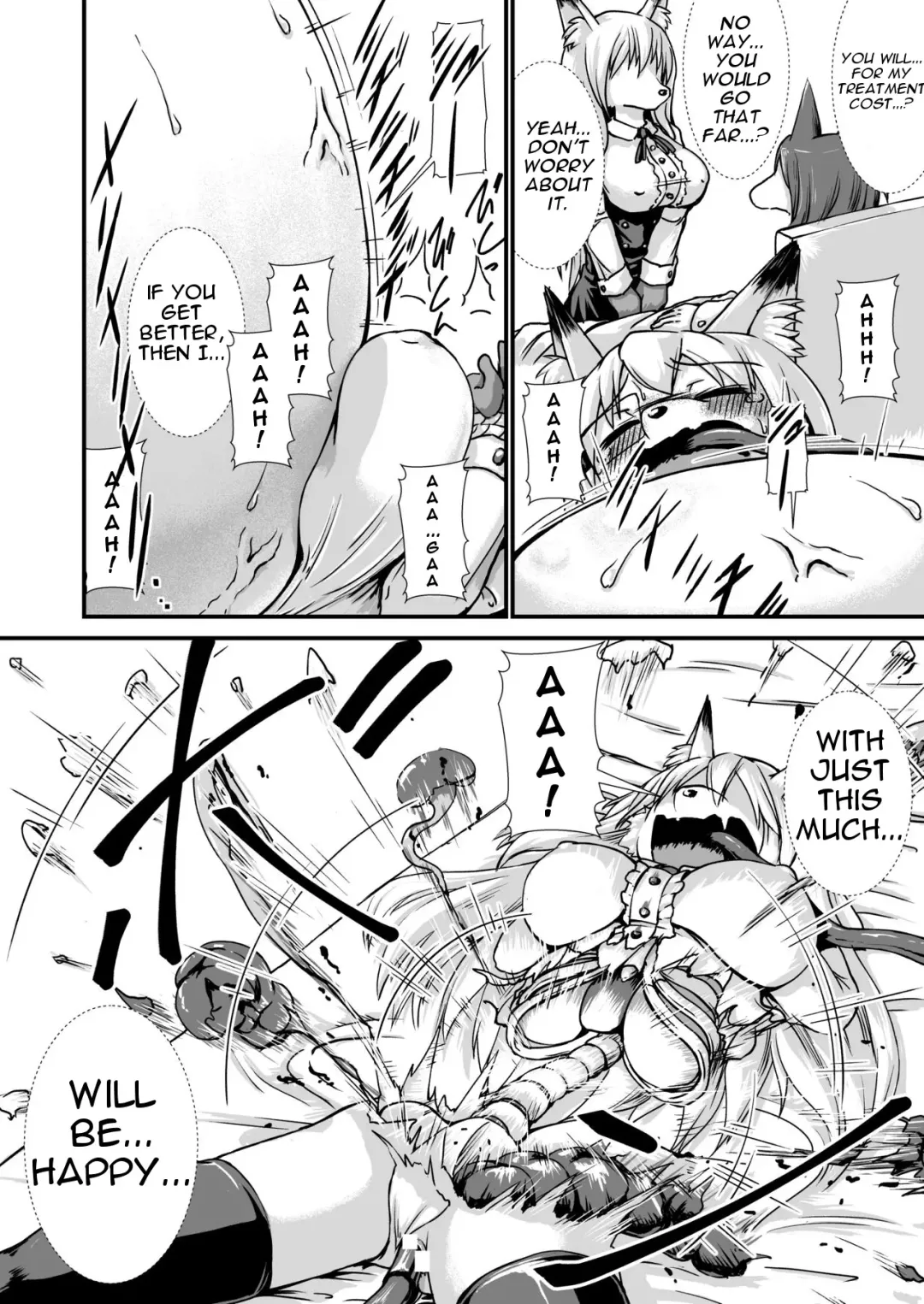 [Binf] Mesukemo-san Kuuki Kanchou Boufuku Haretsu | Mesukemo-san's Swelling Air Enema Explosion Fhentai - Page 8