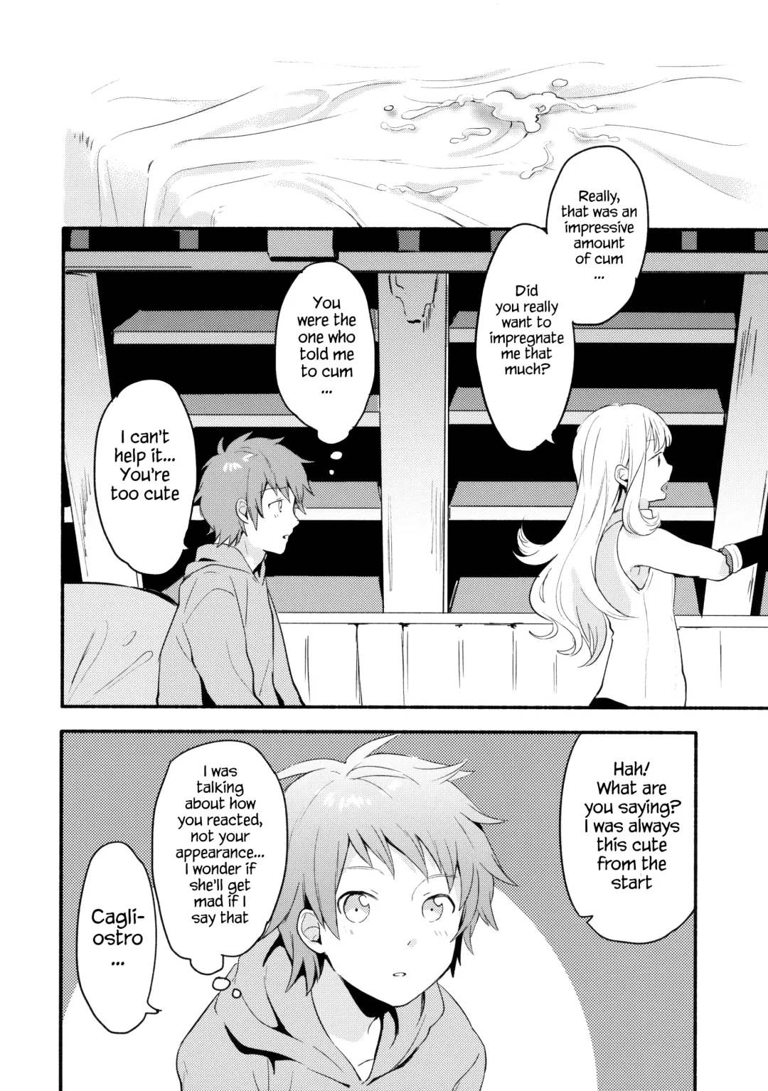 [Fuji Fujino] Cagliostro-chan wa Gran-kun no Koto ga Daisuki | Cagliostro-chan is in love with Gran Fhentai - Page 24