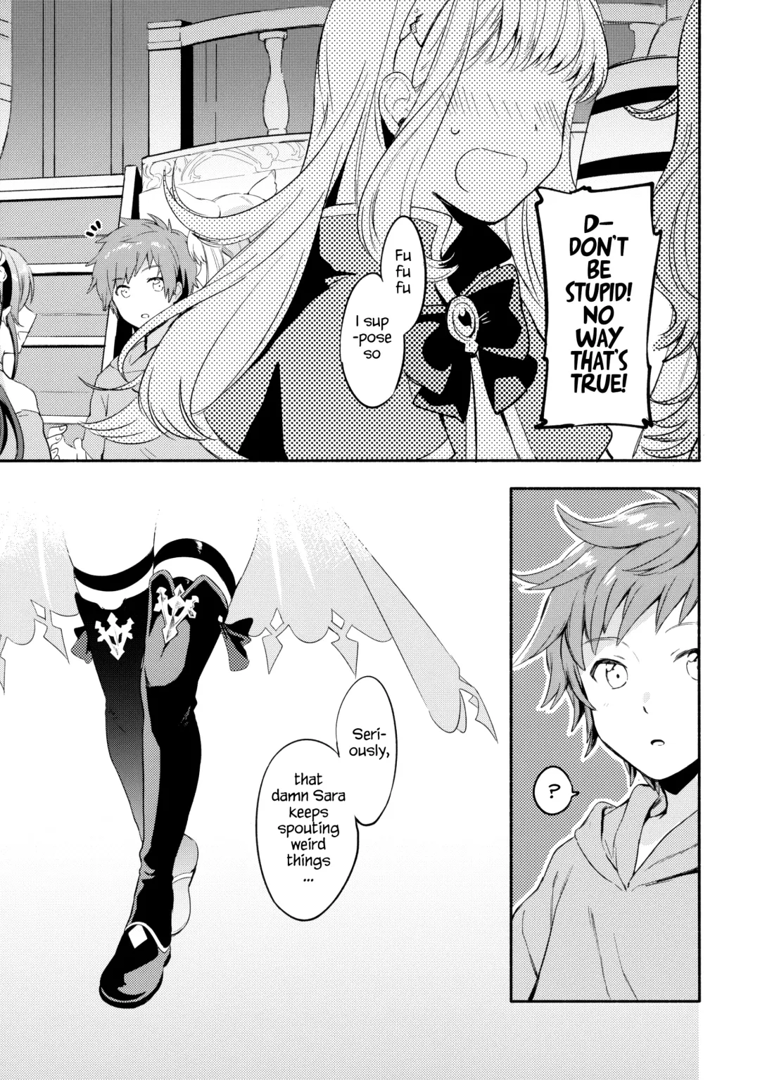 [Fuji Fujino] Cagliostro-chan wa Gran-kun no Koto ga Daisuki | Cagliostro-chan is in love with Gran Fhentai - Page 6