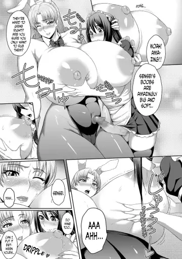 [Kuroharuto] Nikushoku Usagi Sensei | Carnivorous Bunny Teacher Fhentai - Page 9