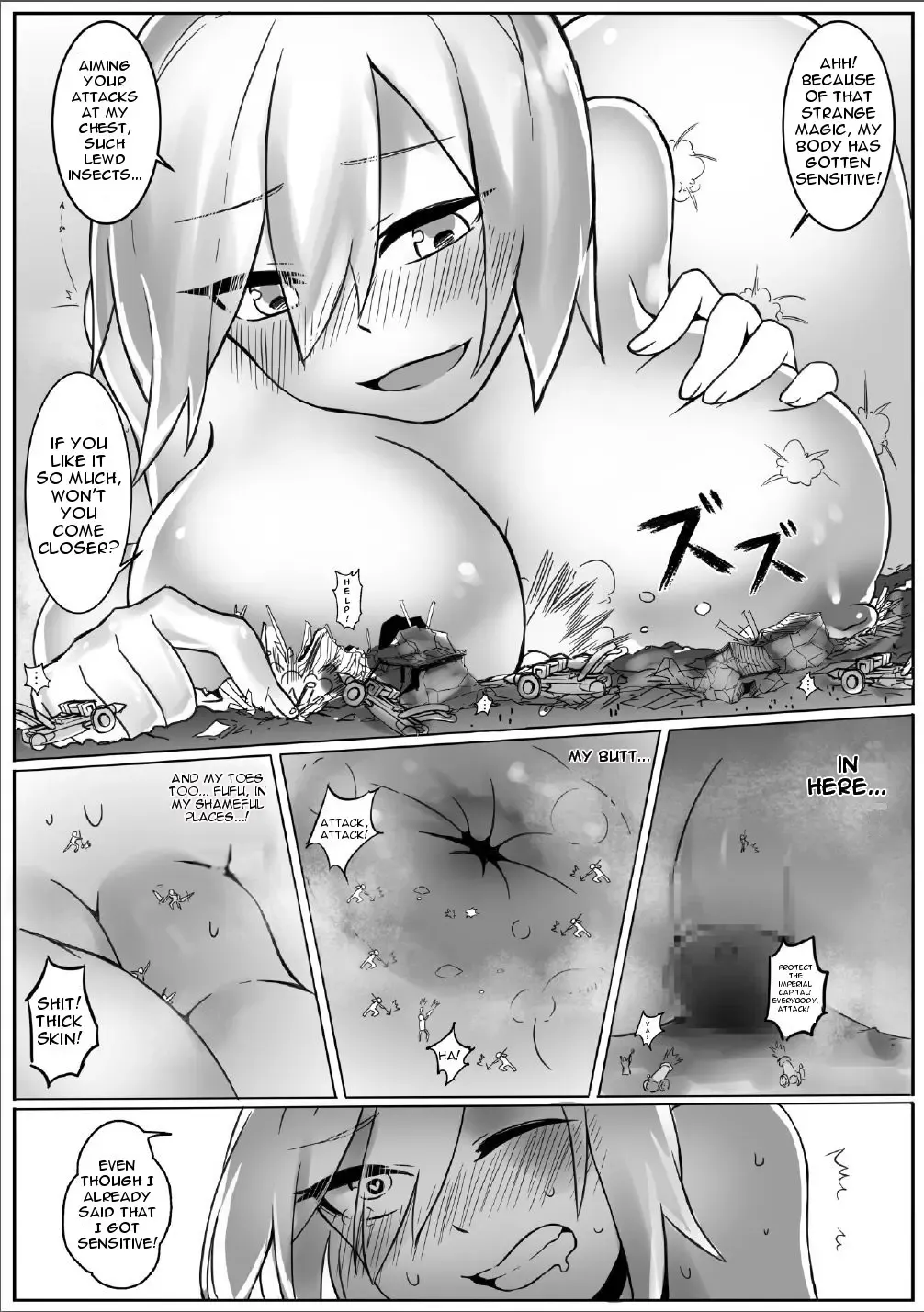 [Kazan No You] Kyodai Onna Kishi, Teikoku ni Mairu | A Giant Female Knight Goes to the Empire Fhentai - Page 16