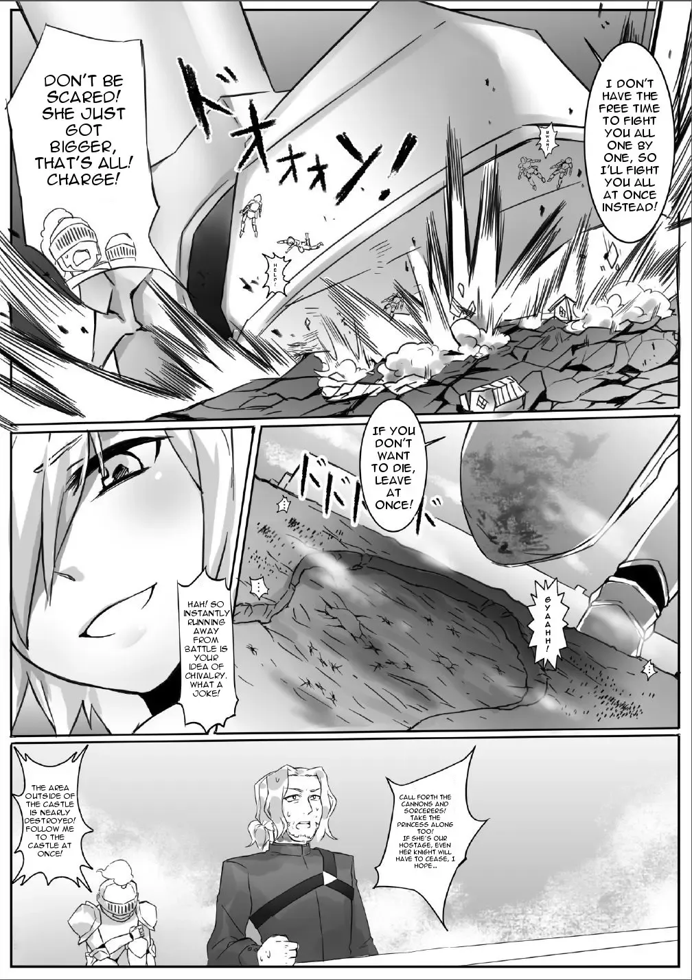 [Kazan No You] Kyodai Onna Kishi, Teikoku ni Mairu | A Giant Female Knight Goes to the Empire Fhentai - Page 5