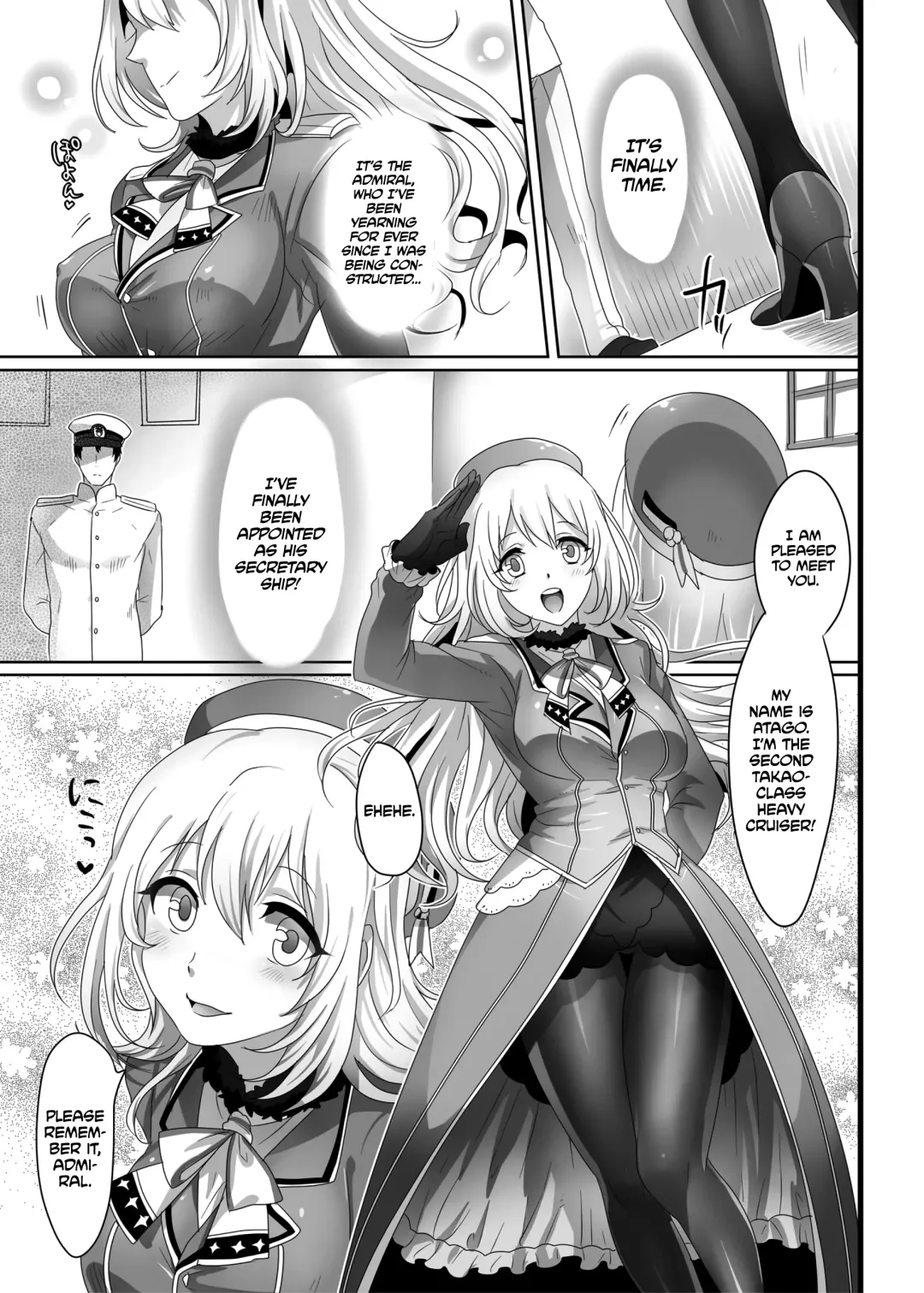 [Ikezaki Misa] Hajimete no Atago | Atago's First Time Fhentai - Page 2