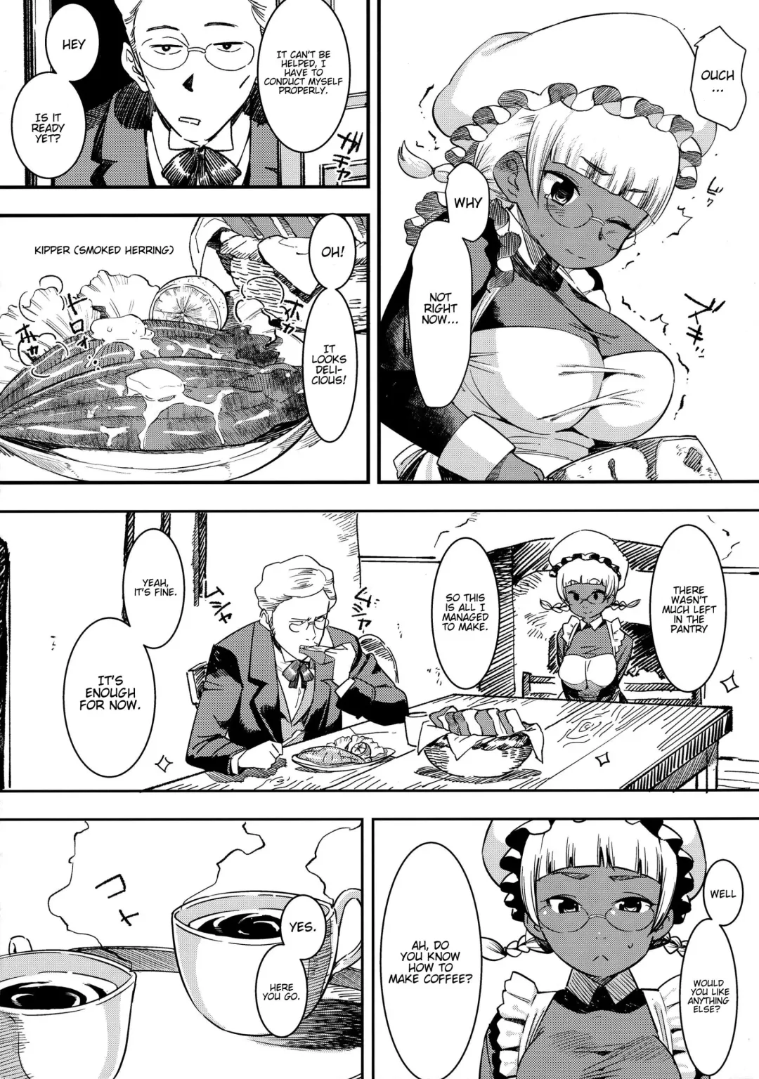 [At] Ganso! Kasshoku Kokumaro Funnyuu Maid!!! | Eureka! Milk-spraying Creamy Brown Maid!!! Fhentai - Page 10