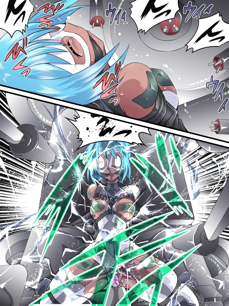 Superheroine Yuukai Ryoujoku 10 - Superheroine in Distress  Silverlight Ray II Fhentai - Page 22