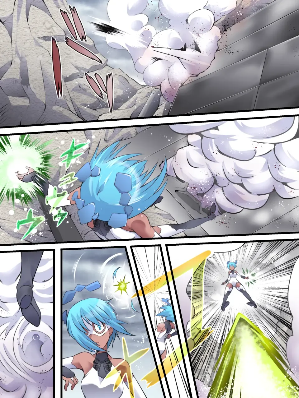 Superheroine Yuukai Ryoujoku 10 - Superheroine in Distress  Silverlight Ray II Fhentai - Page 7