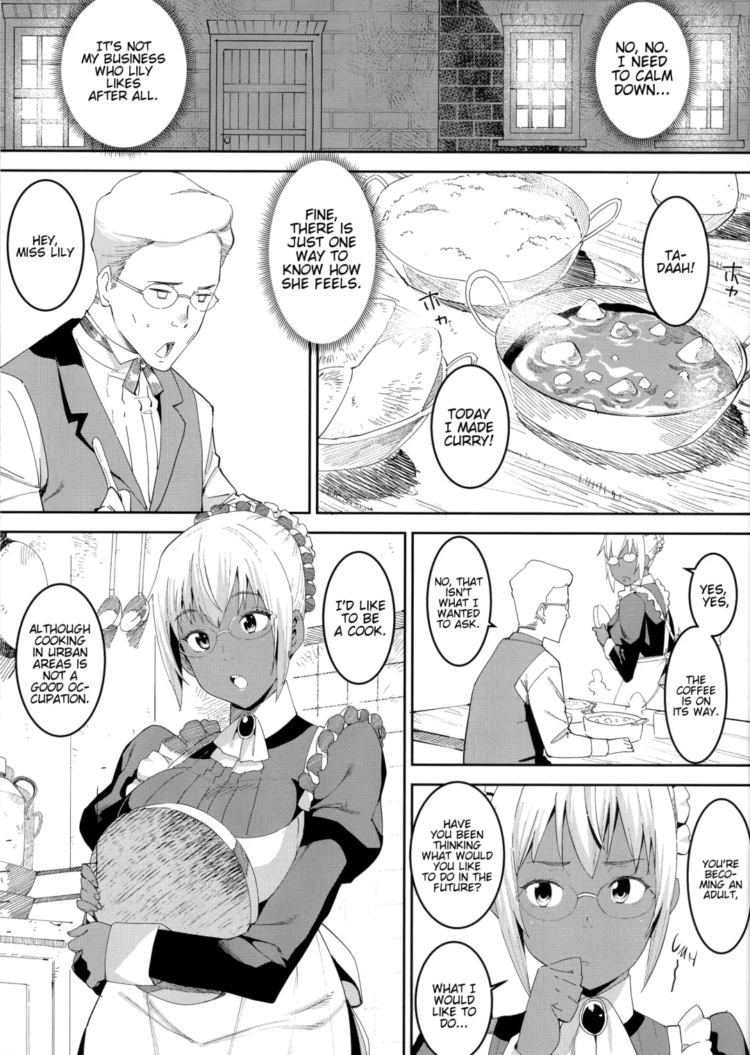 [At] Kasshoku Kokumaro Funnyuu Maid Stardust · Genius Fhentai - Page 7