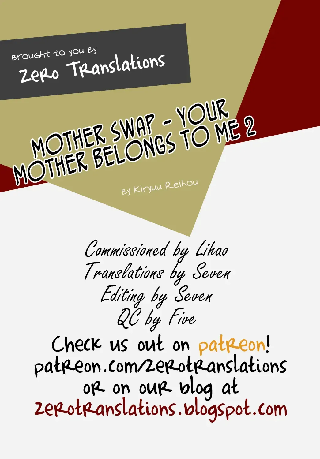 [Kiryu Reihou] Hahaoya Swap - Omae no Kaa-chan Ore no Mono 2 | Mother Swap - Your Mother Belongs to Me 2 Fhentai - Page 54