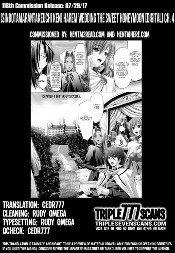 [Sinbo Tamaran] Harem Wedding The Sweet Honeymoon Ch. 1-6 Fhentai - Page 106