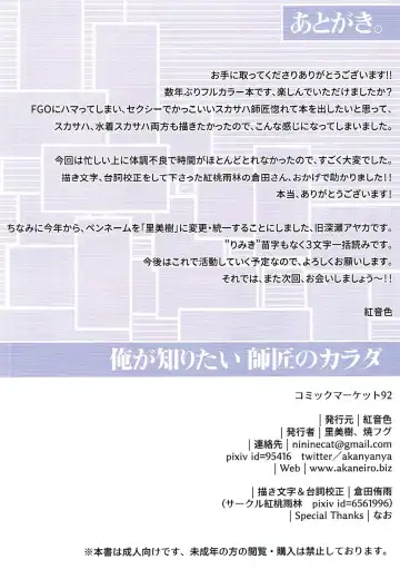 [Fukase Ayaka] Ore ga Shiritai Shishou no Karada Fhentai - Page 12