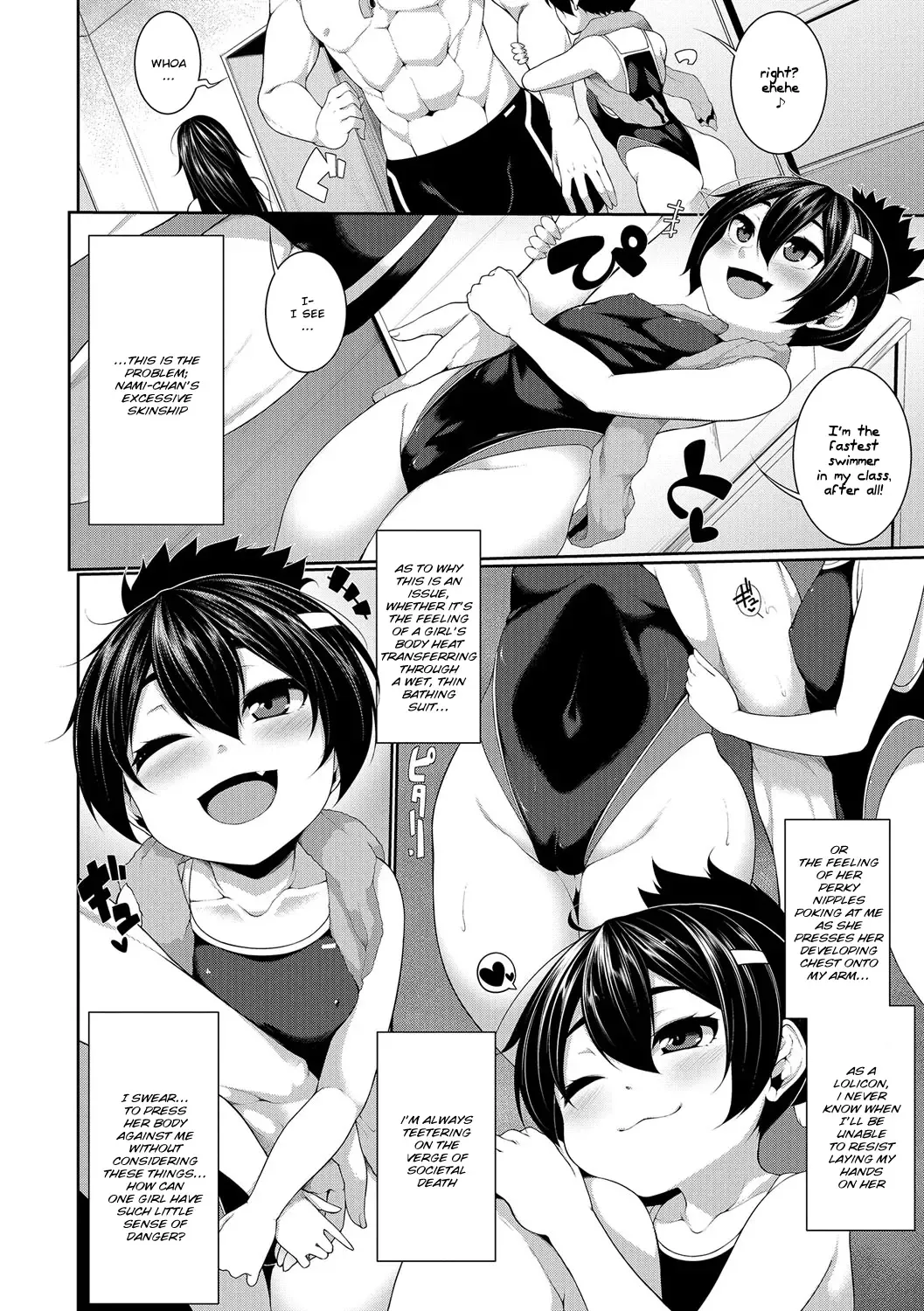 [Sakamata Nerimono] Mizugi Skinship Fhentai - Page 2